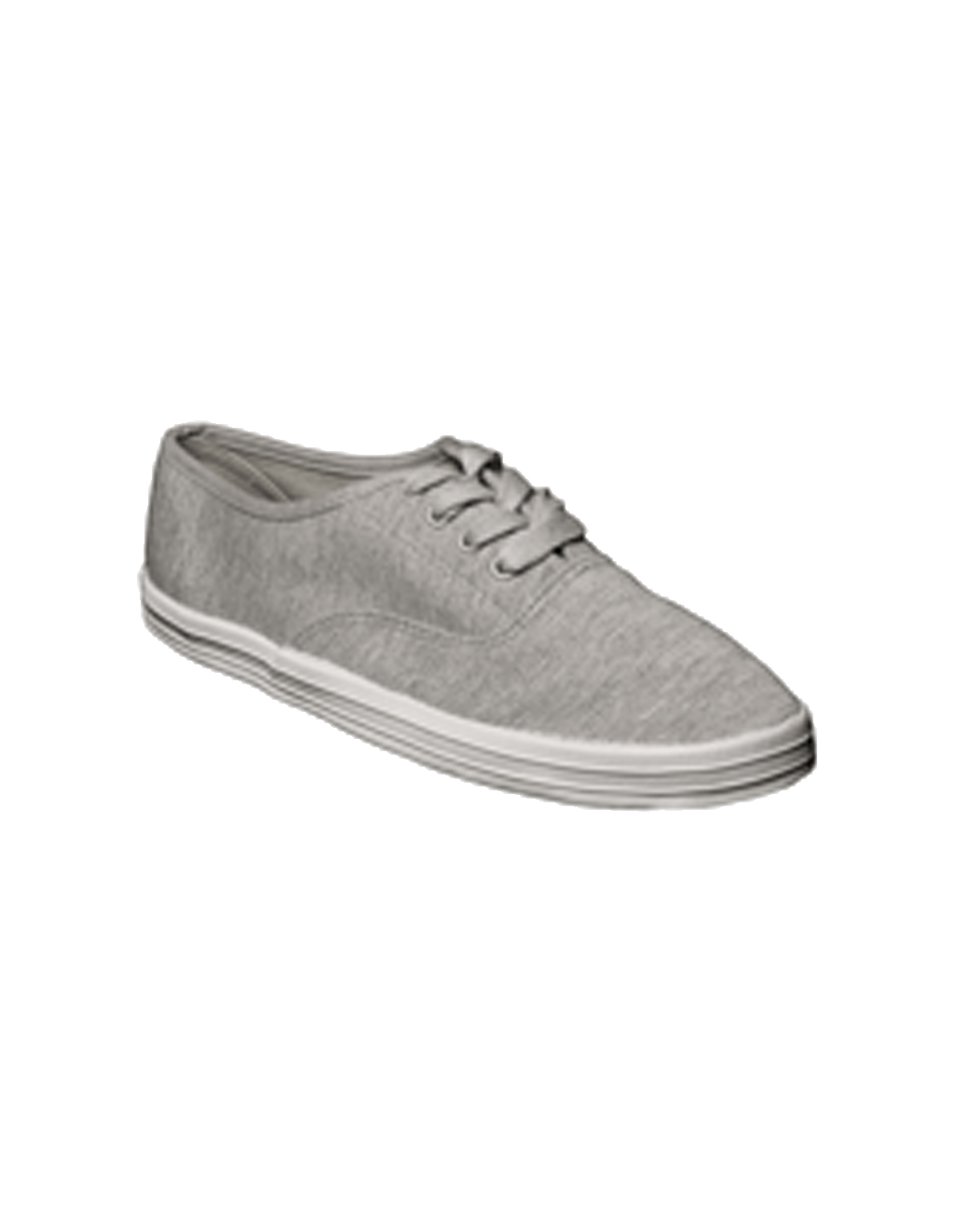 RABEN Canvas Sneaker Lace Up 628 Grey Knitted - Raben Footwear