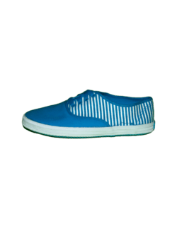 RABEN Ladies Casual Canvas Shoe 623 Blue Stripe