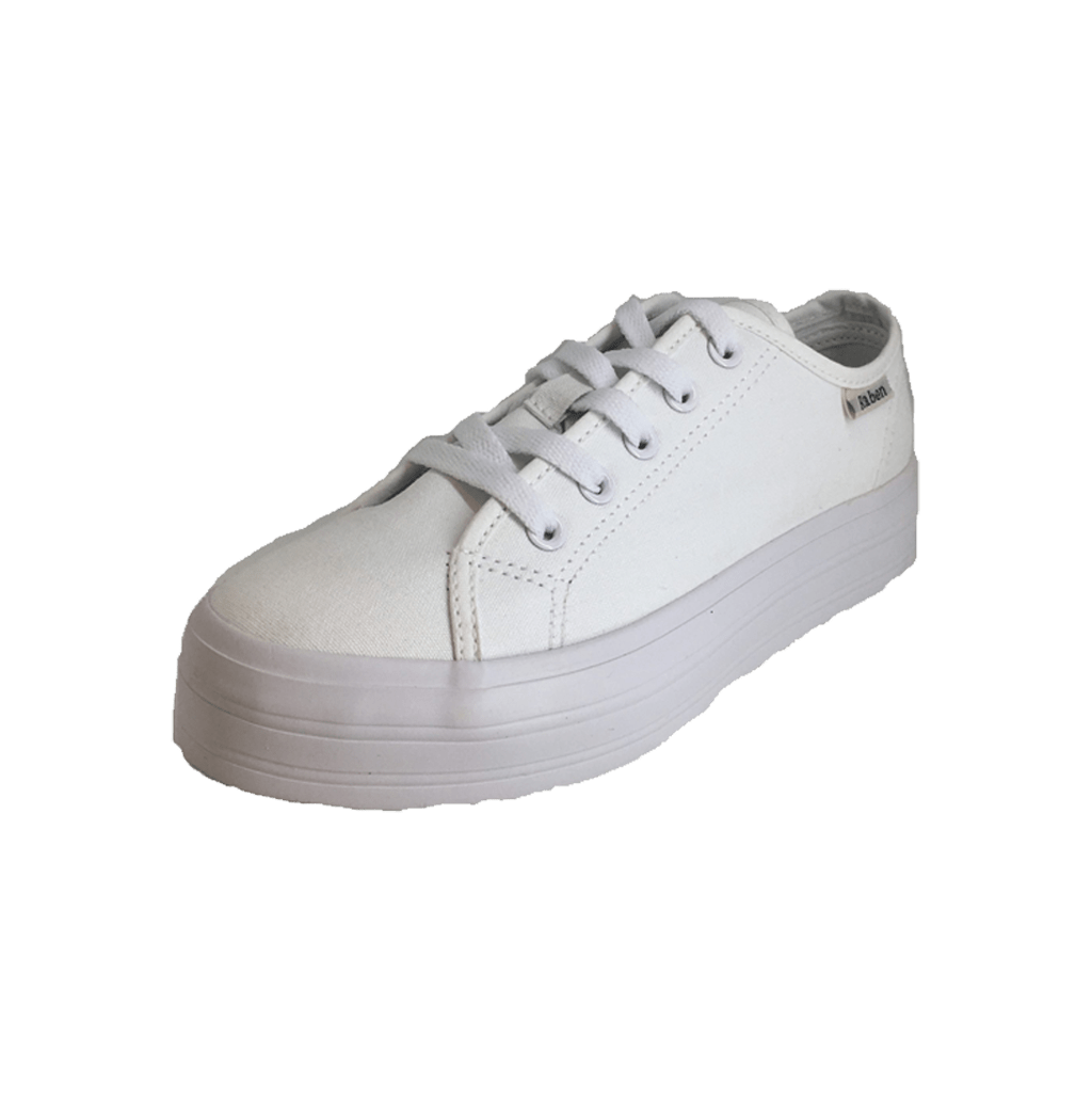 RABEN AYA WHITE CANVAS - Raben Footwear