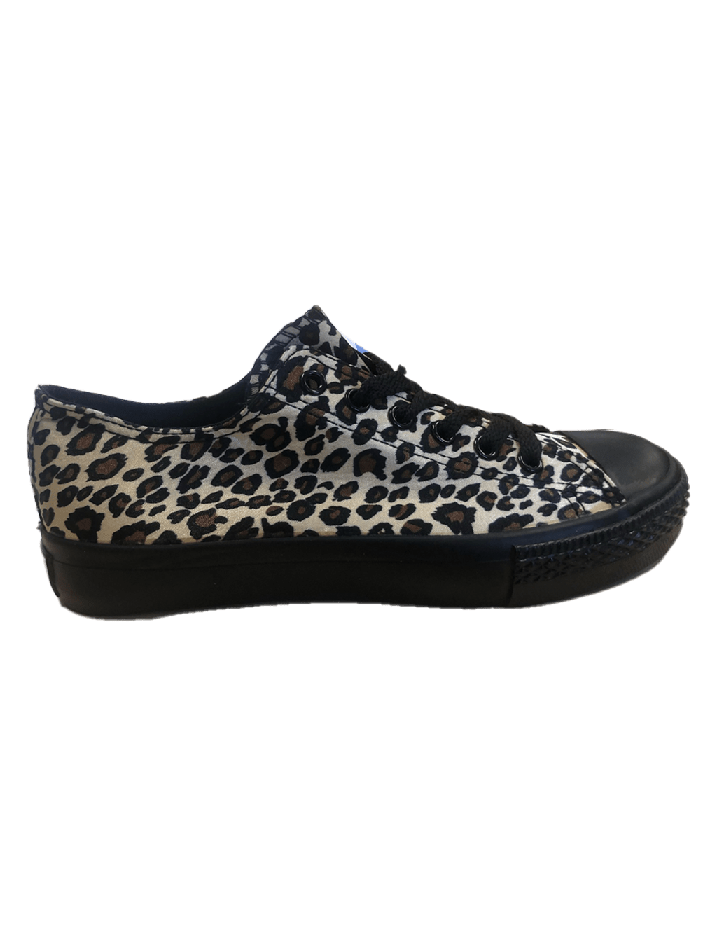 RABEN Gym Shoe 6HGB Leopard Satin - Raben Footwear